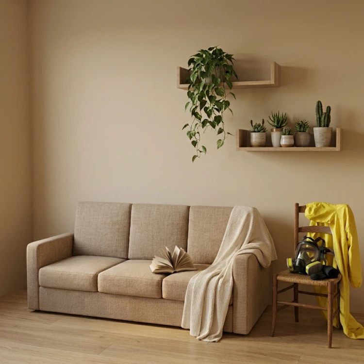 Półki wiszące ścienne do salonu i kuchni zestaw 2 półek sonoma 80 cm